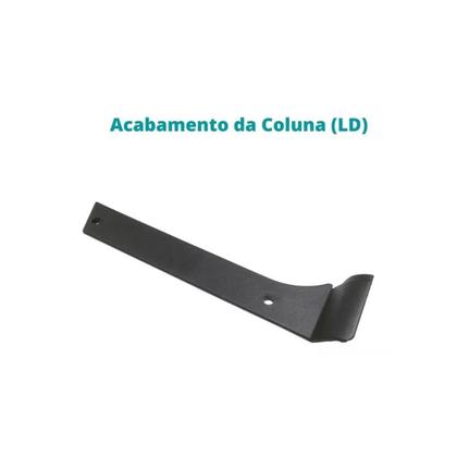 Imagem de  Acabamento Soleira Proteção Carpete Para Portas Dianteira + Acabamento da Coluna / Fiat Fiorino Até 2010
