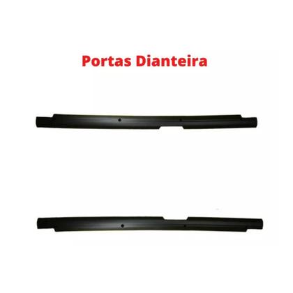 Imagem de  Acabamento Soleira Proteção Carpete Para Portas Dianteira + Acabamento da Coluna / Fiat Fiorino Até 2010