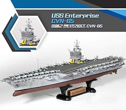 Academy Kit 1/600 Porta-Aviões USS Enterprise CVN-65 - Modelo