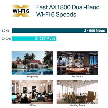 Imagem de Access Point TP-Link EAP610 Wireless Gigabit Wi-Fi 6 Dual-Ba