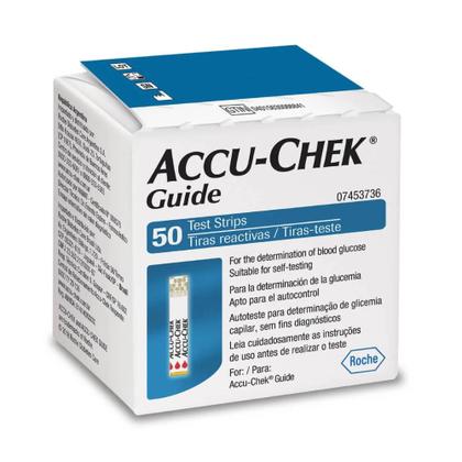 Imagem de Accu-Chek Guide Tira Teste 3 Frascos com 50 Unidades cada Embalagem Econômica