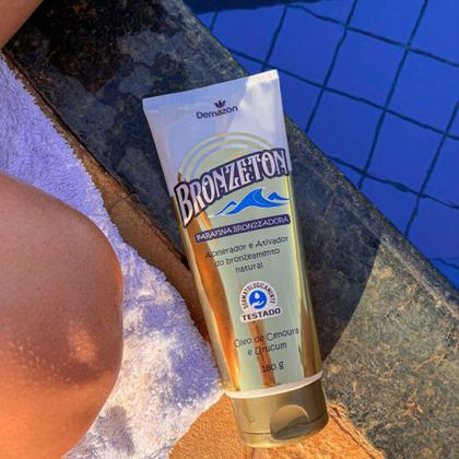 Imagem de Acelerador de bronzeamento natural bronzeton 180g demazon
