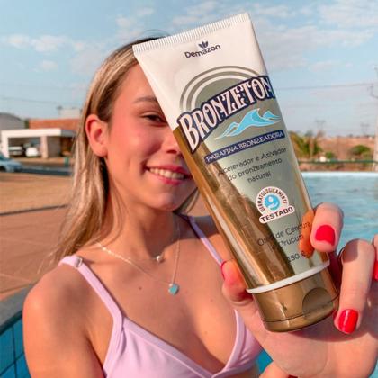 Imagem de Acelerador de bronzeamento natural bronzeton 180g demazon