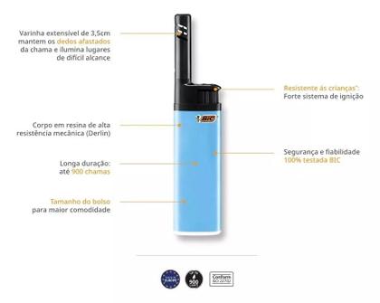 Imagem de Acendedor Bic Ez Reach The Ultimate Lighter Sortido