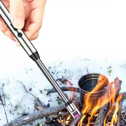 Imagem de Acendedor Fogão Eletrônico Recarregável Usb Isqueiro Plasma