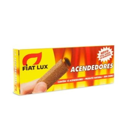 Imagem de Acendedor Para Carvão E Lenha Fiat Lux Com 10 Unidades