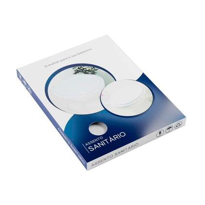 Imagem de Acento Sanitário Sanitário Poliester Acrilico Bali Branco para bacia Incepa