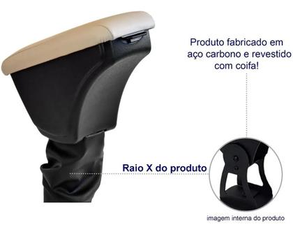 Imagem de Acessório Apoio de Braço Fiat Cronos Encosto Descanso Porta Objetos