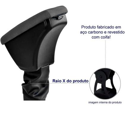 Imagem de Acessório Apoio de Braço Fiat Cronos Encosto Descanso Porta Objetos