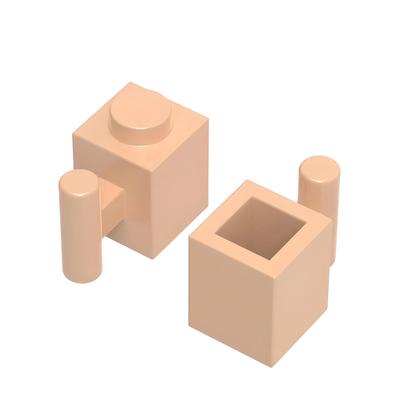 Imagem de Acessórios Coloridos 1x1 Com Barra De Suporte, 190 Peças Compatíveis Com Blocos De Montar DIY Para