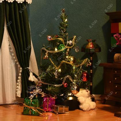 Imagem de Acessórios de casa de bonecas iLand  Decorações de Natal em escala 1:12