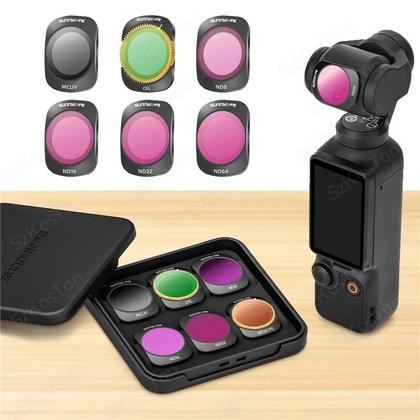 Imagem de Acessórios DJI Pocket 3 Osmo Gimbal Kit De Filtros Sunnylife NDPL CPL ND8 ND16 ND32 Conjunto De