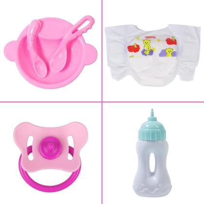 Imagem de Acessórios para bonecas, conjunto de alimentação UNICORN ELEMENT, 8 unidades