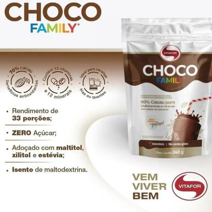 Imagem de Achocolatado Choco Family Vitafor  240g