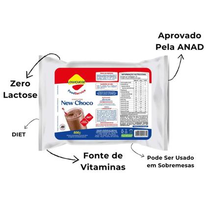 Imagem de Achocolatado Diet New Choco - Lowçúcar Refil 500g