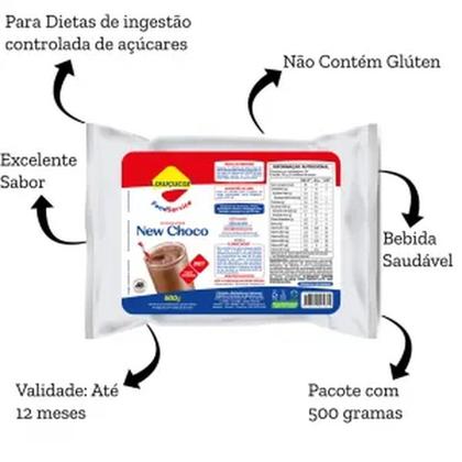 Imagem de Achocolatado New Choco Lowçucar Refil 500G