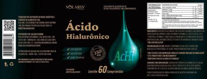 Imagem de Ácido Hialurônico 150mg 60 comprimidos pote 60 dias de uso - Solaris Pharma
