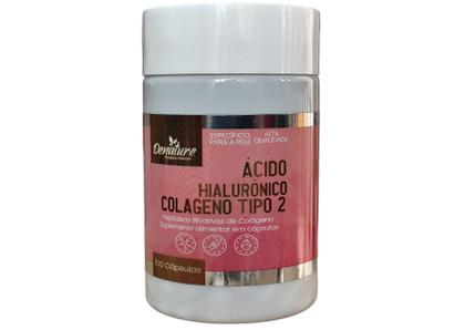 Imagem de Ácido Hialurônico + Colágeno Tipo II  Vit C 100 Caps