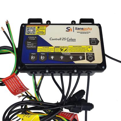 Imagem de Acionador 2x Bomba Hidro + Iluminacao Controll 2s Sanspray
