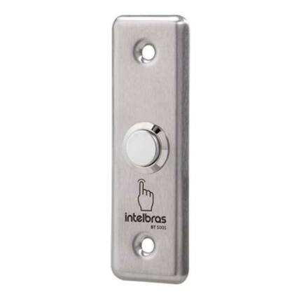 Imagem de Acionador Abertura Botão Inox Embutir Bt 5001 Intelbras
