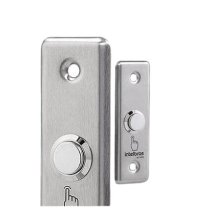 Imagem de Acionador Abertura Botão Inox Embutir Bt 5001 Intelbras