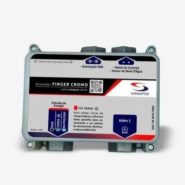 Imagem de Acionador finger cromo 220v sensor nivel geracao sinapse
