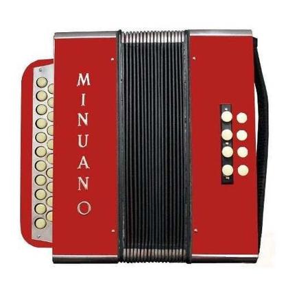 Imagem de ACORDEON 8 BAIXOS 21 BOTÕES MINUANO MOD. 821 PROFISSIONAL Com Bag