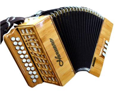 Acordeon 8 Baixos 21 Botões Musicamento Italiano 8/21 Bamboo