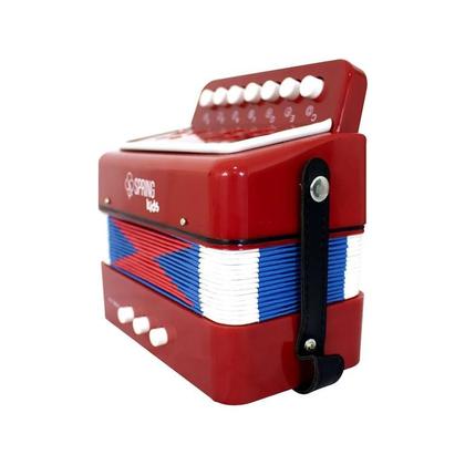 Imagem de Acordeon Infantil Spring Kids SPK-73 Vermelho