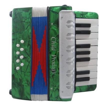 Imagem de Acordeon Sanfona Gaita Infantil 8 Baixos Brinquedo Crianças