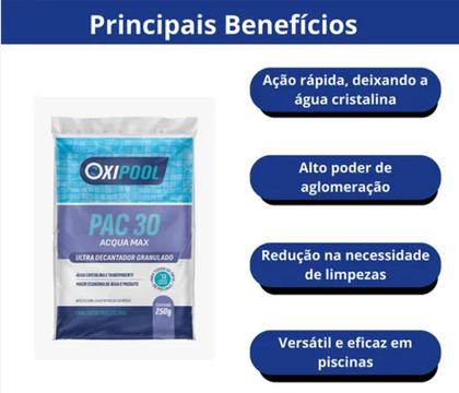 Imagem de Acqua Max PAC30 Ultra Decantador Granulado 250g  KeepClor OxiPool
