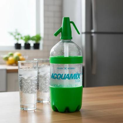 Imagem de Acquamix Soda Com Gás Sifão - Kit com 3 Unid. X 1,5 Litros