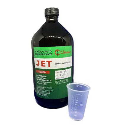 Imagem de Acrílico Liquido 500ml Odonto Prótese reparos gerais Resina