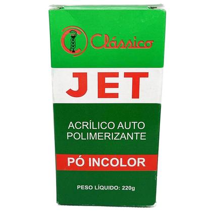 Imagem de Acrílico PÓ 220g INCOLOR Resina Odonto Prótese e reparos gerais Auto