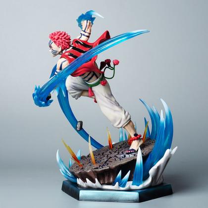 Action Figure Akaza 28 Cm com Led Demon Slayer Kimetsu