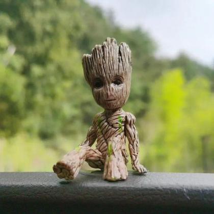 Imagem de Action Figure Boneco Marvel Baby Groot Guardioes Da Galaxia