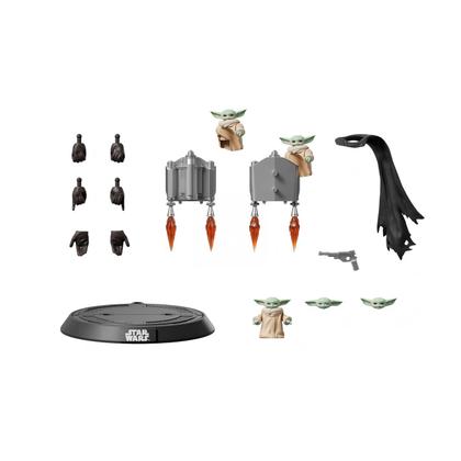 Imagem de Action Figure Din Djarin e Grogu Star Wars The Mandalorian Champion Class Model Kit