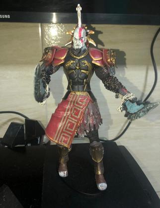 Imagem de Action Figure God Of War Kratos 20 Cm  Articulado Boneco Game Colecionavel