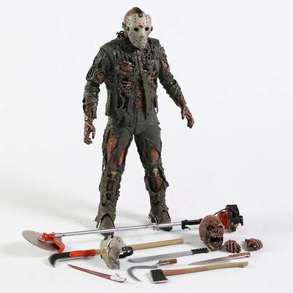 Action figure jason voorhees sexta feira 13 part vii boneco 18cm