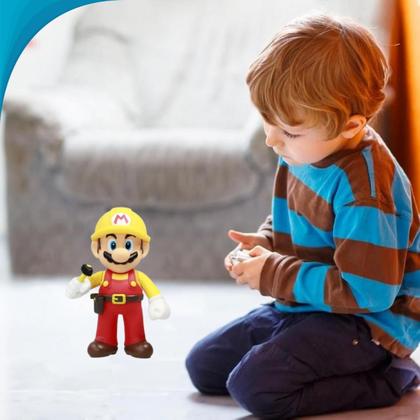 Imagem de Action Figure Mario Construtor Super Mario Entrega Rápida