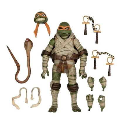 Imagem de Action Figure Michelangelo Múmia Tartarugas Ninja Com Acessórios