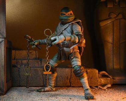 Imagem de Action Figure Michelangelo Múmia Tartarugas Ninja Com Acessórios
