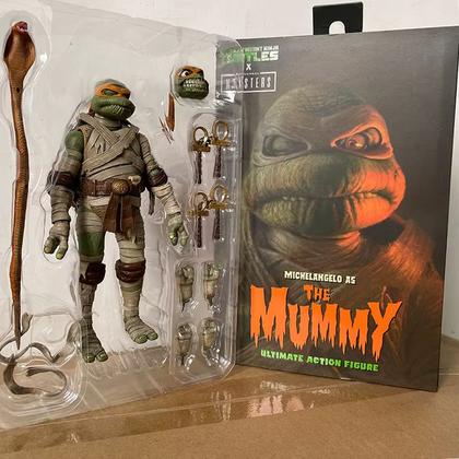 Imagem de Action Figure Michelangelo Múmia Tartarugas Ninja Com Acessórios