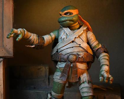 Imagem de Action Figure Michelangelo Múmia Tartarugas Ninja Com Acessórios