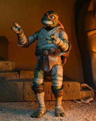 Imagem de Action Figure Michelangelo Múmia Tartarugas Ninja Com Acessórios