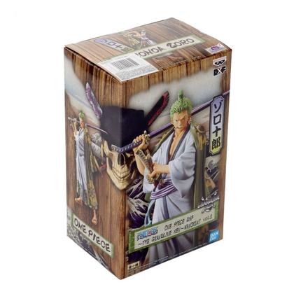 Action figure one piece - roronoa zoro - dxf the grandline men