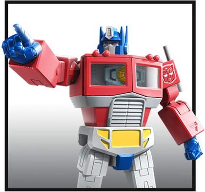 Imagem de Action Figure Optimus Prime Transformers RED Com Acessórios