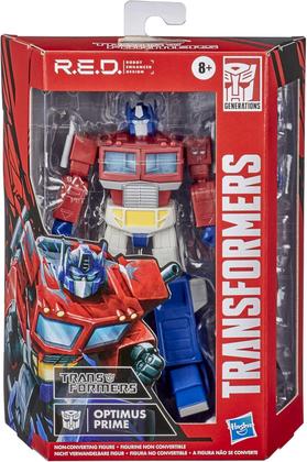 Imagem de Action Figure Optimus Prime Transformers RED Com Acessórios