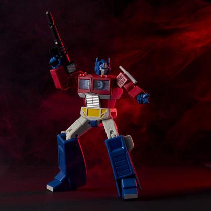 Imagem de Action Figure Optimus Prime Transformers RED Com Acessórios
