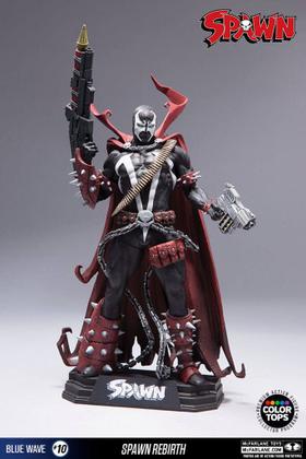 Imagem de Action Figure Spawn Rebirth Color Tops 10 Blue Wave McFarlane Toys